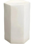 Jamie Young Porto Ceramic Hexagon Outdoor Side Table