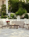 Castelle Prism High Back Deep Sofa with Table Set 6PC
