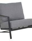 Castelle Prism Sectional Sofa With Firepit Table Set 6PC