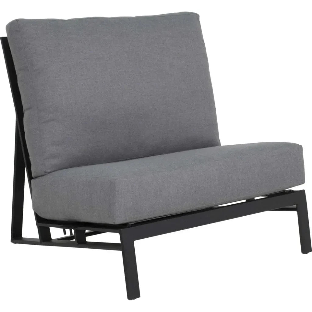 Castelle Prism Sectional Sofa With Firepit Table Set 6PC
