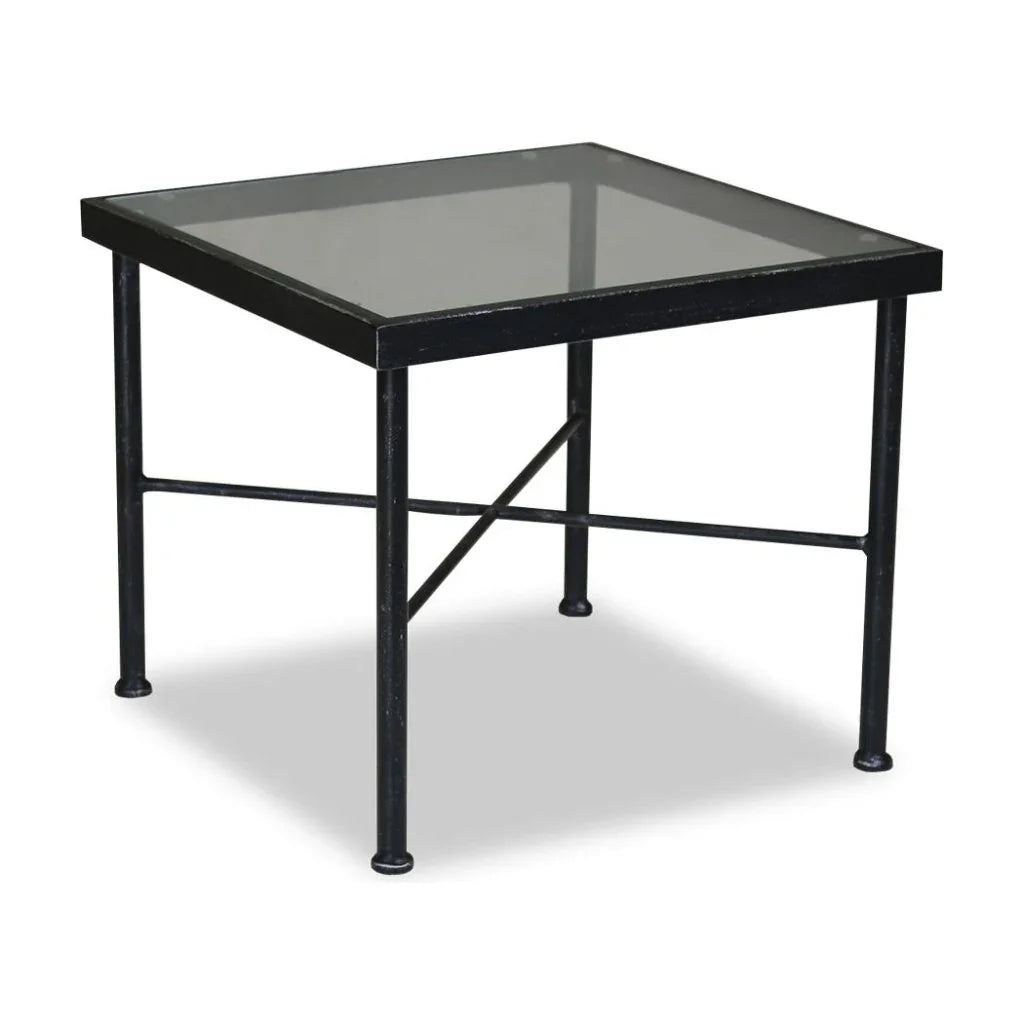 Sunset West Provence Iron Square Outdoor End Table