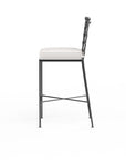 Sunset West Provence Sunbrella Outdoor Bar Stool 2PC