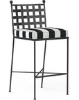 Sunset West Provence Sunbrella Outdoor Bar Stool 2PC