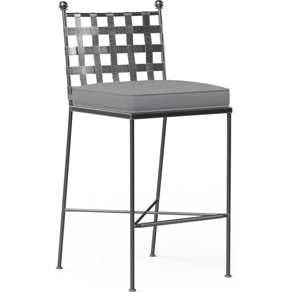 Sunset West Provence Sunbrella Outdoor Bar Stool 2PC