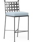 Sunset West Provence Sunbrella Outdoor Bar Stool 2PC