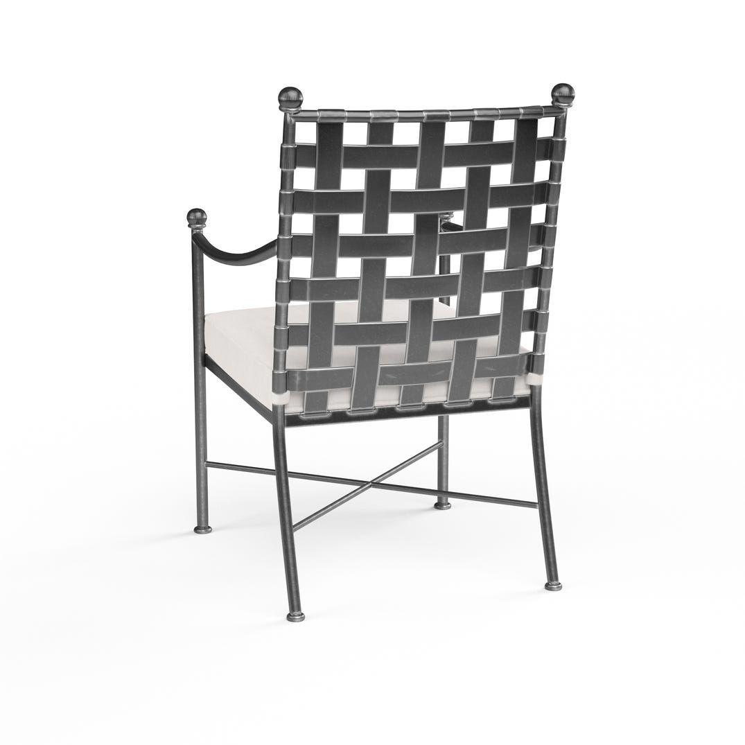 Sunset West Provence Sunbrella Outdoor Dining Chair 2PC