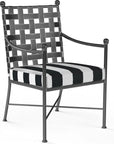 Sunset West Provence Sunbrella Outdoor Dining Chair 2PC