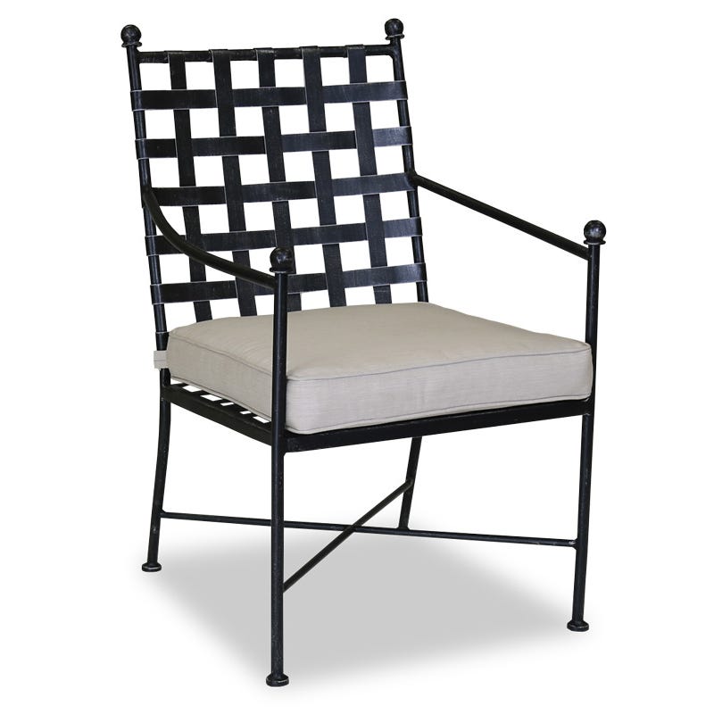 Sunset West Provence Sunbrella Outdoor Dining Chair 2PC