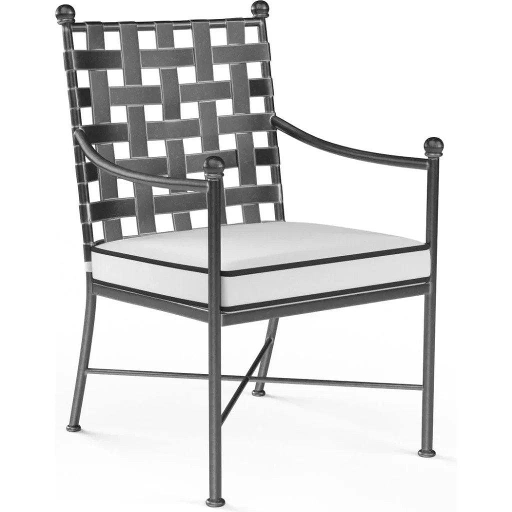 Sunset West Provence Sunbrella Outdoor Dining Chair 2PC