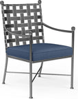 Sunset West Provence Sunbrella Outdoor Dining Chair 2PC