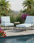 Provence Sunbrella Outdoor Lounge Chaise-Outdoor Chaises-Sunset West-LOOMLAN