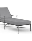 Provence Sunbrella Outdoor Lounge Chaise-Outdoor Chaises-Sunset West-Canvas Granite-LOOMLAN