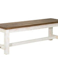 Provence Wood Brown Bench - LOOMLAN - LH Imports - Dining Benches