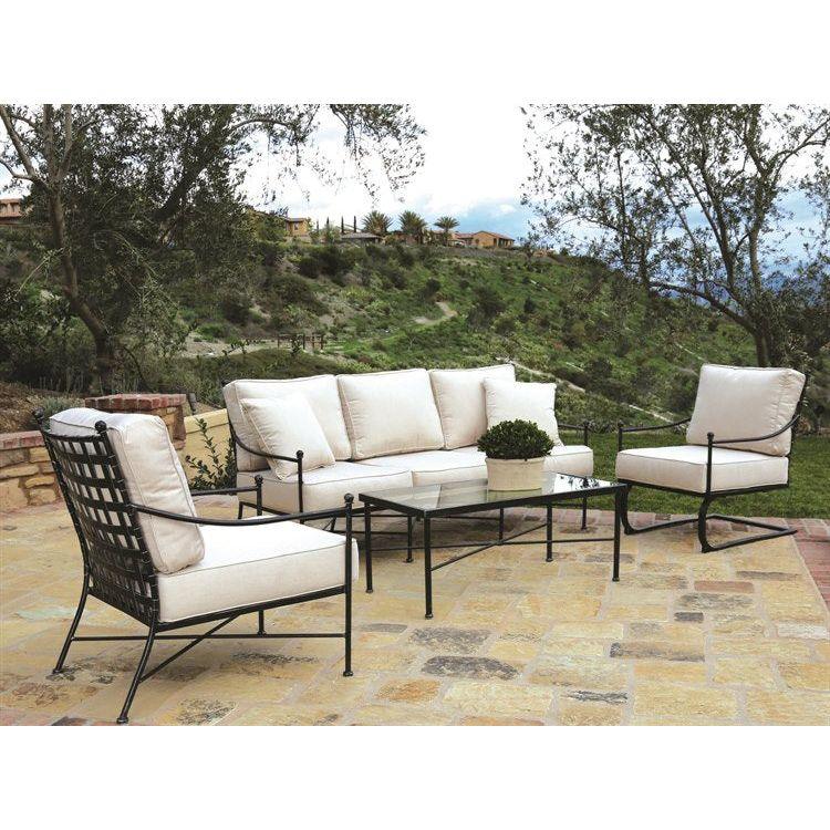 Sunset West Provence Wrought Iron Outdoor Coffee Table