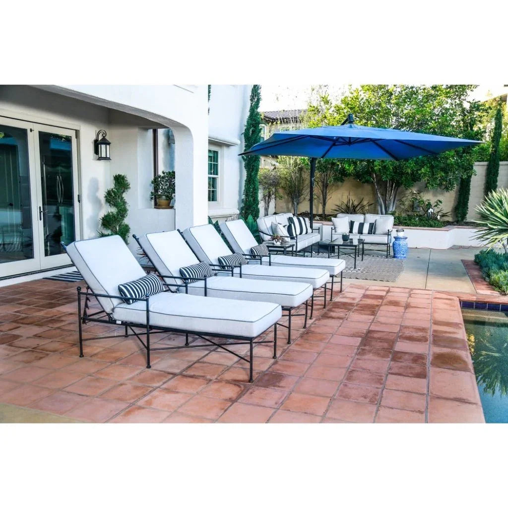 Sunset West Provence Wrought Iron Outdoor Coffee Table