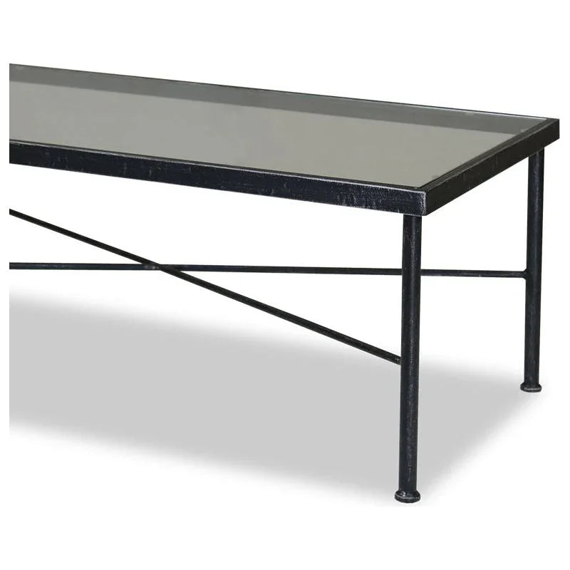 Sunset West Provence Wrought Iron Outdoor Coffee Table