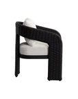 Pylos Fabric Outdoor Dining Armchair-Outdoor Dining Chairs-SUNPAN-LOOMLAN