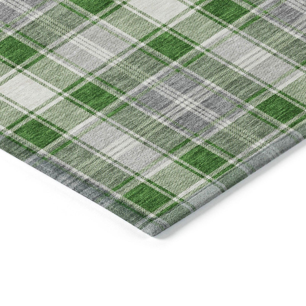 Addison Rugs Quaanor Green Washable Indoor-Outdoor Rug