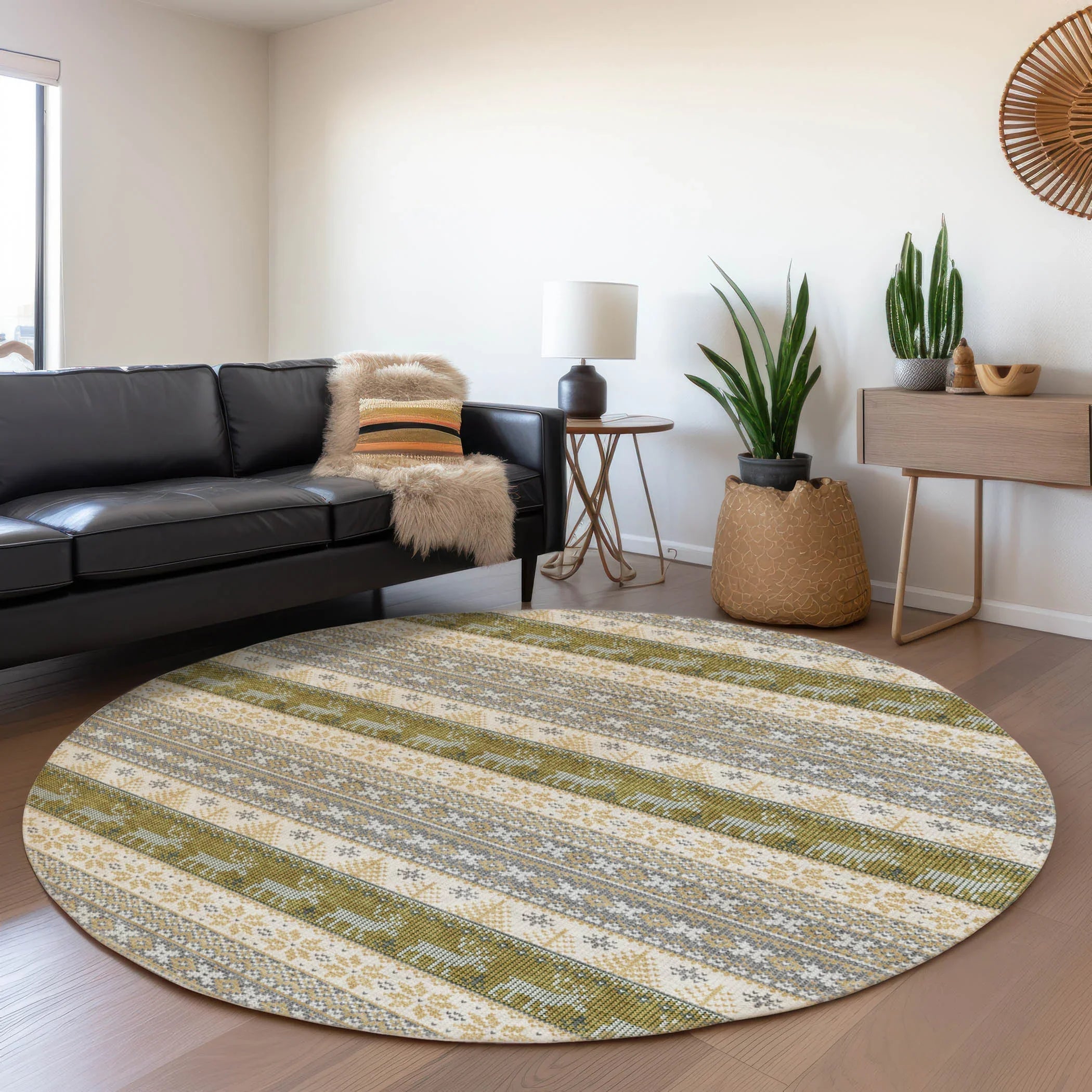 Addison Rugs Quaara Gray Washable Indoor-Outdoor Rug