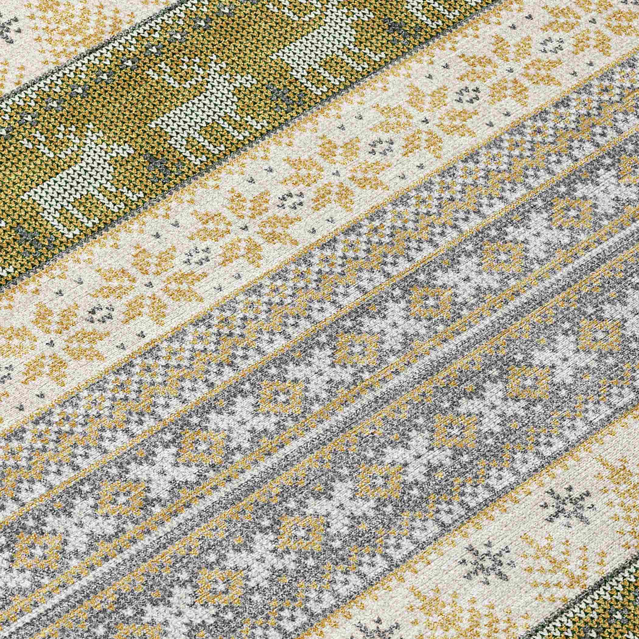 Addison Rugs Quaara Gray Washable Indoor-Outdoor Rug