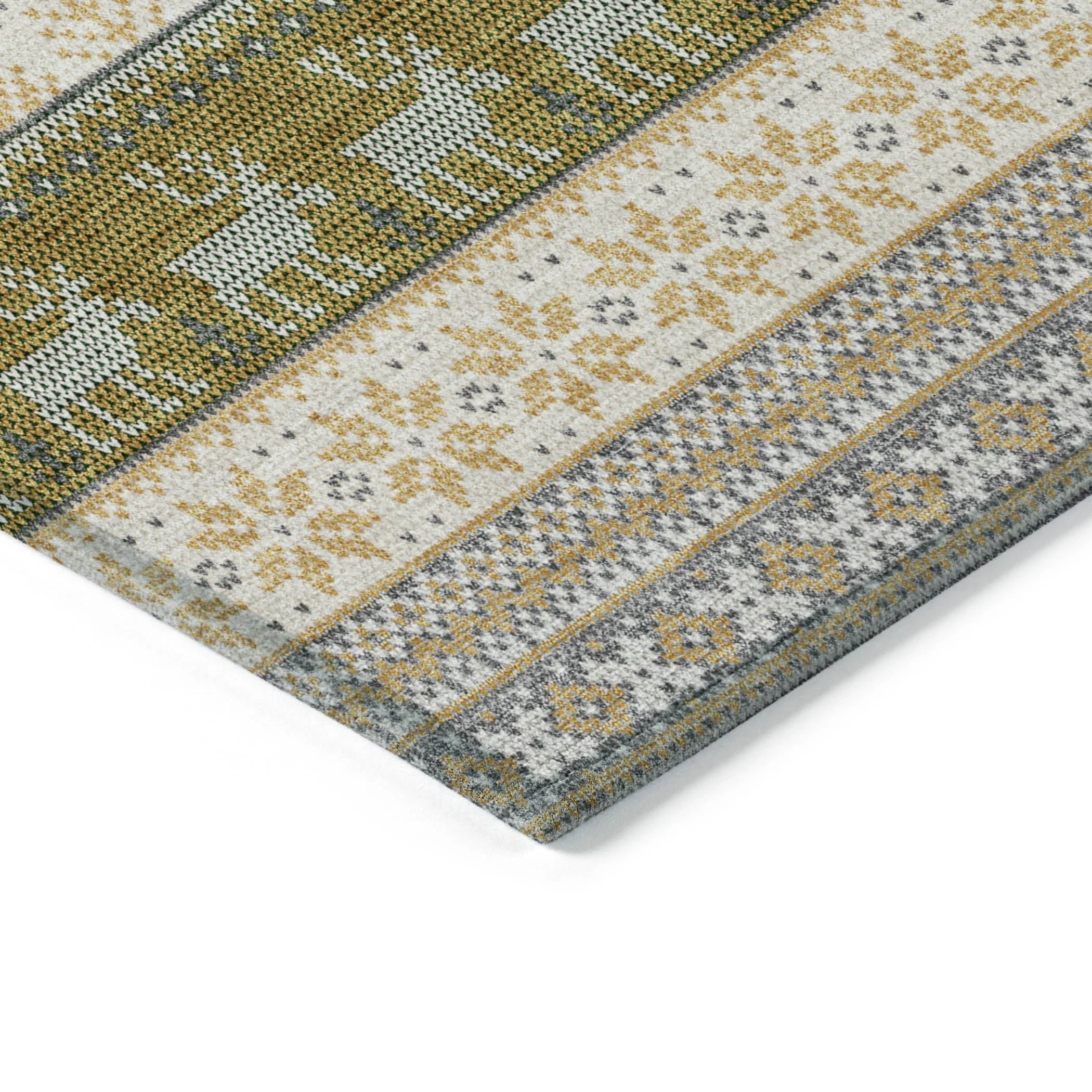 Addison Rugs Quaara Gray Washable Indoor-Outdoor Rug