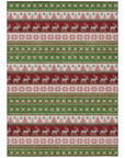 Addison Rugs Quaara Green Washable Indoor-Outdoor Rug