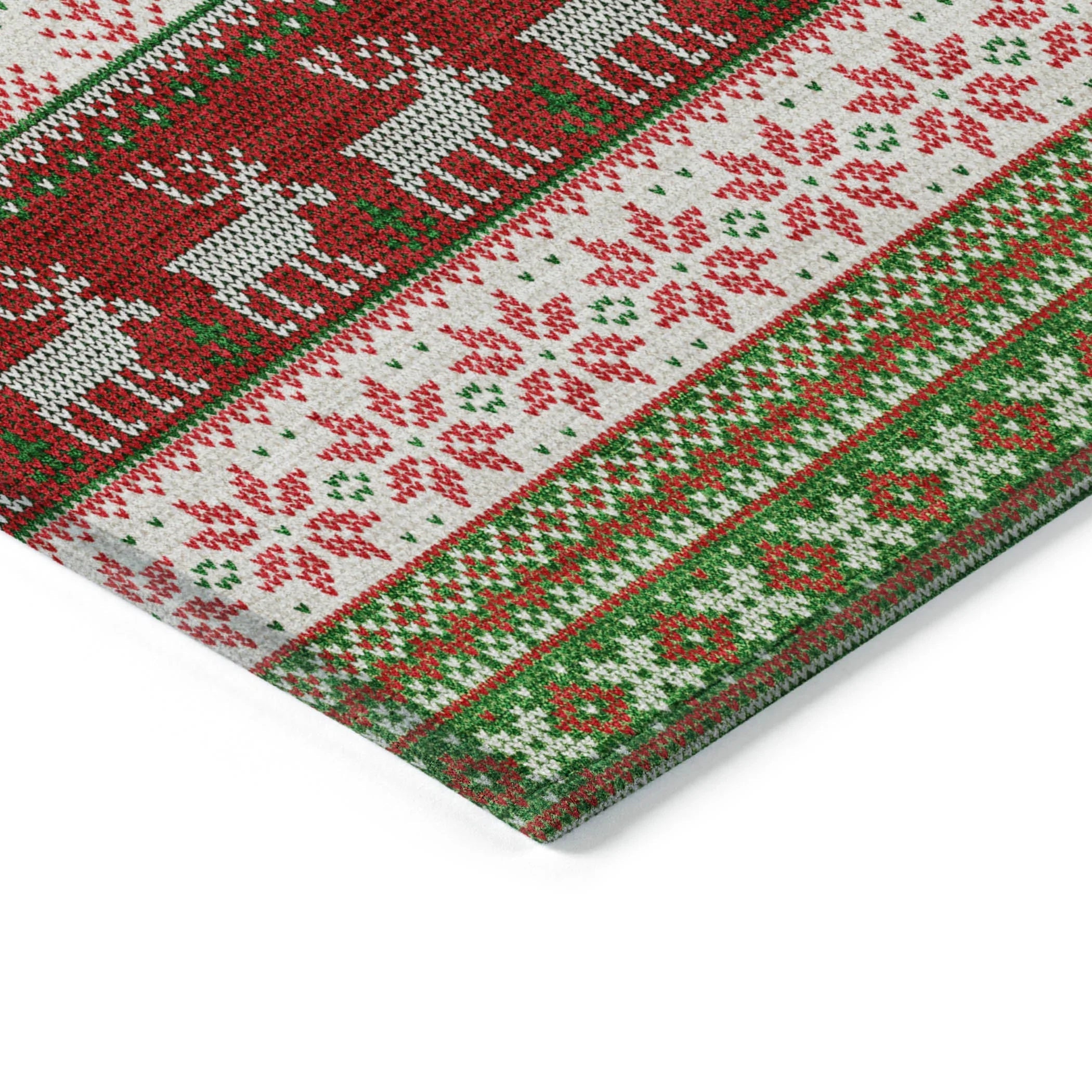 Addison Rugs Quaara Green Washable Indoor-Outdoor Rug