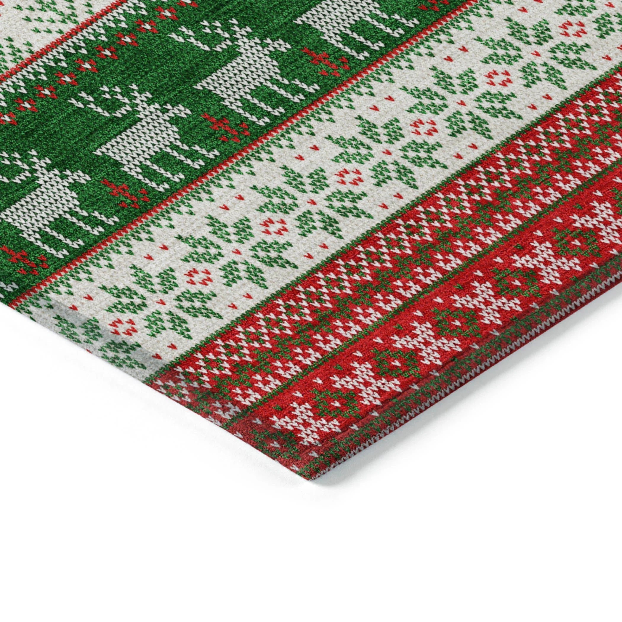 Addison Rugs Quaara Red Washable Indoor-Outdoor Rug