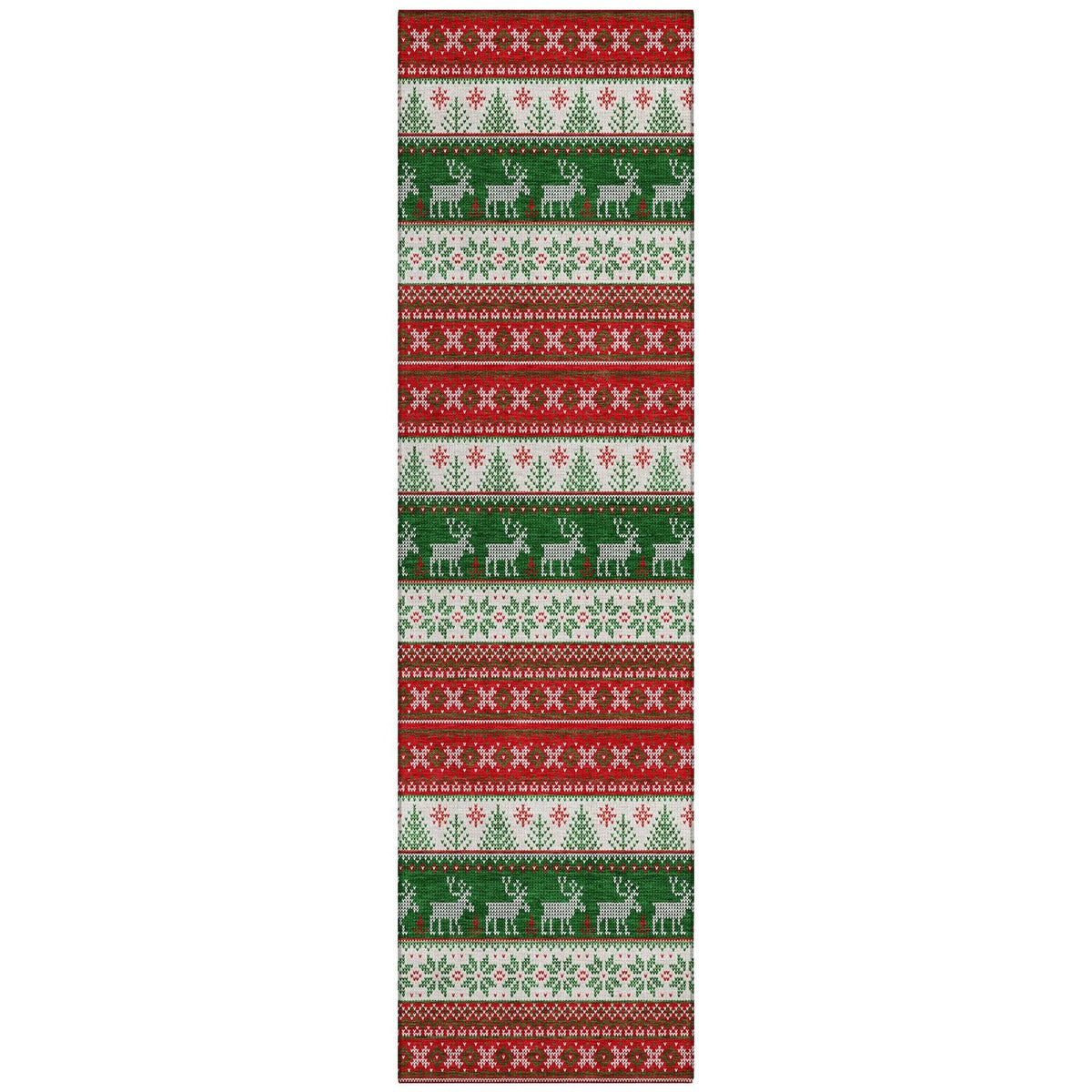 Addison Rugs Quaara Red Washable Indoor-Outdoor Rug