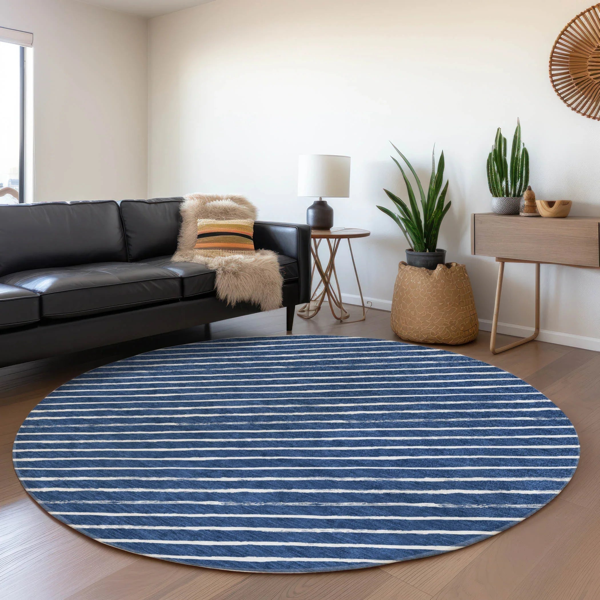 Addison Rugs Quaaris Blue Washable Indoor-Outdoor Rug