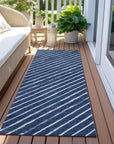 Addison Rugs Quaaris Blue Washable Indoor-Outdoor Rug