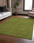 Quaaris Fern Washable Indoor-Outdoor Rug