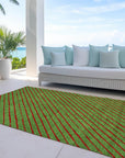 Quaaris Fern Washable Indoor-Outdoor Rug