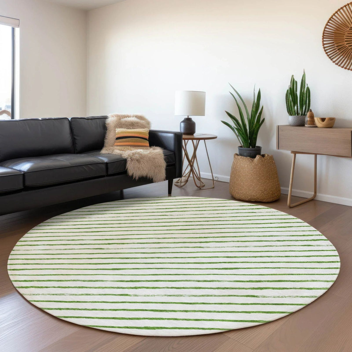 Addison Rugs Quaaris Green Washable Indoor-Outdoor Rug