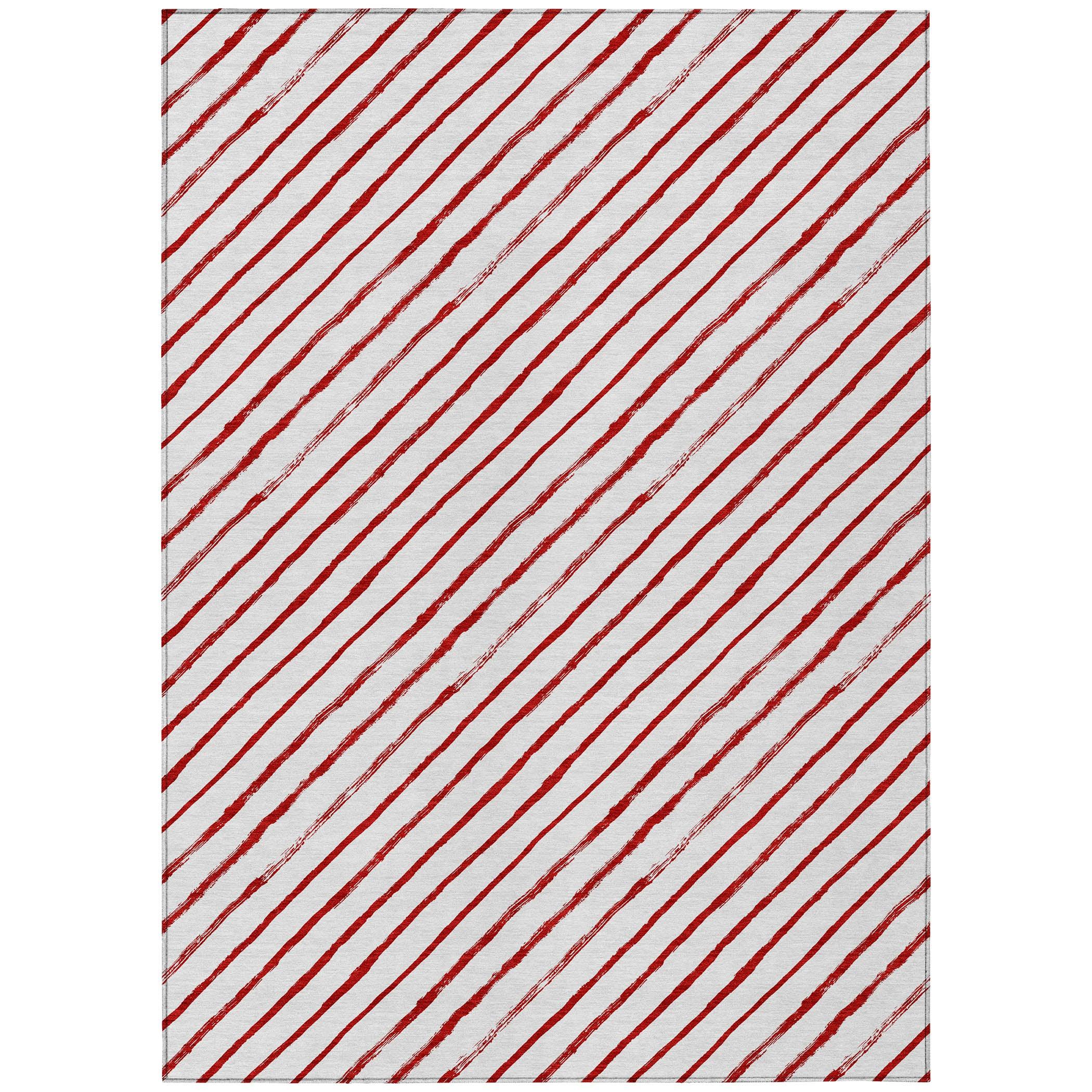 Addison Rugs Quaaris Red Washable Indoor-Outdoor Rug