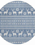 Addison Rugs Quaas Blue Washable Indoor-Outdoor Rug