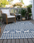 Addison Rugs Quaas Blue Washable Indoor-Outdoor Rug