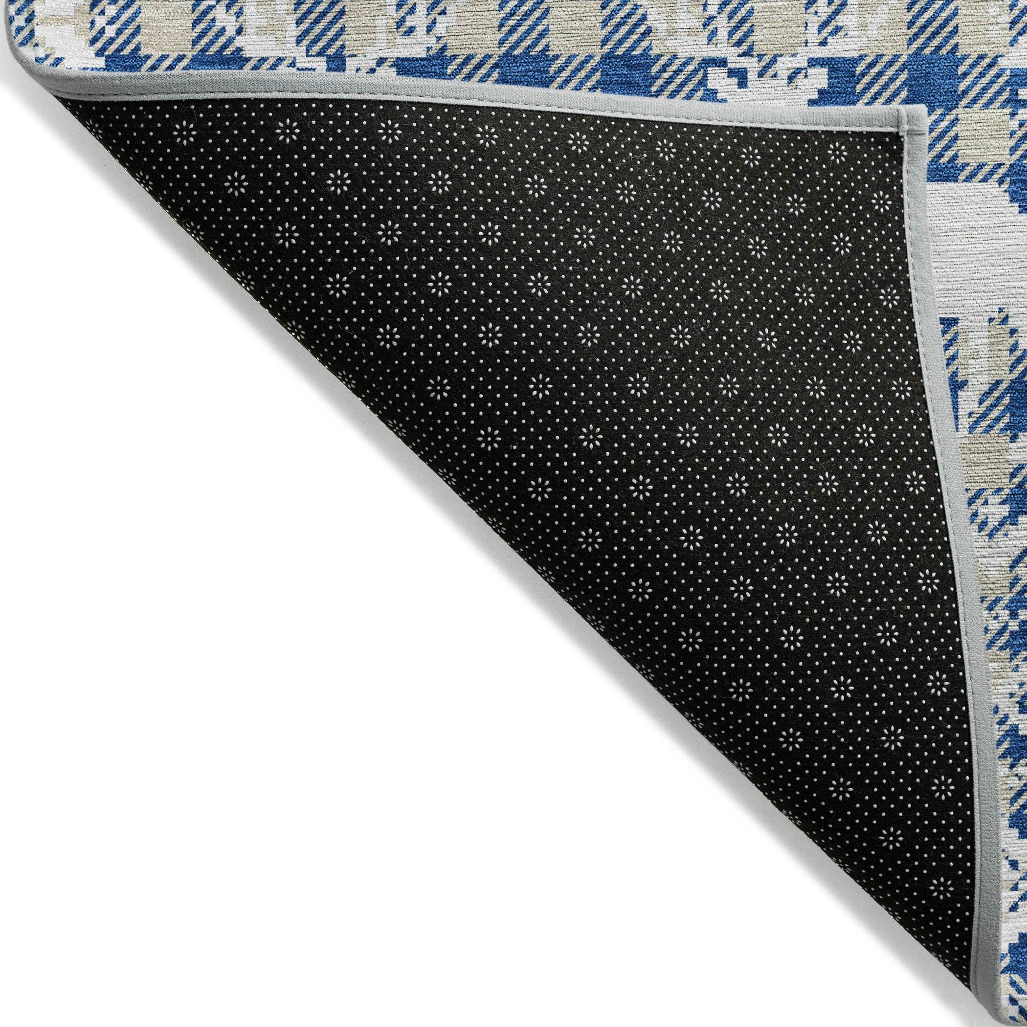 Addison Rugs Quaas Blue Washable Indoor-Outdoor Rug