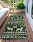 Addison Rugs Quaas Cactus Washable Indoor-Outdoor Rug