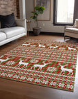 Addison Rugs Quaas Fern Washable Indoor-Outdoor Rug