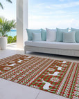 Addison Rugs Quaas Fern Washable Indoor-Outdoor Rug