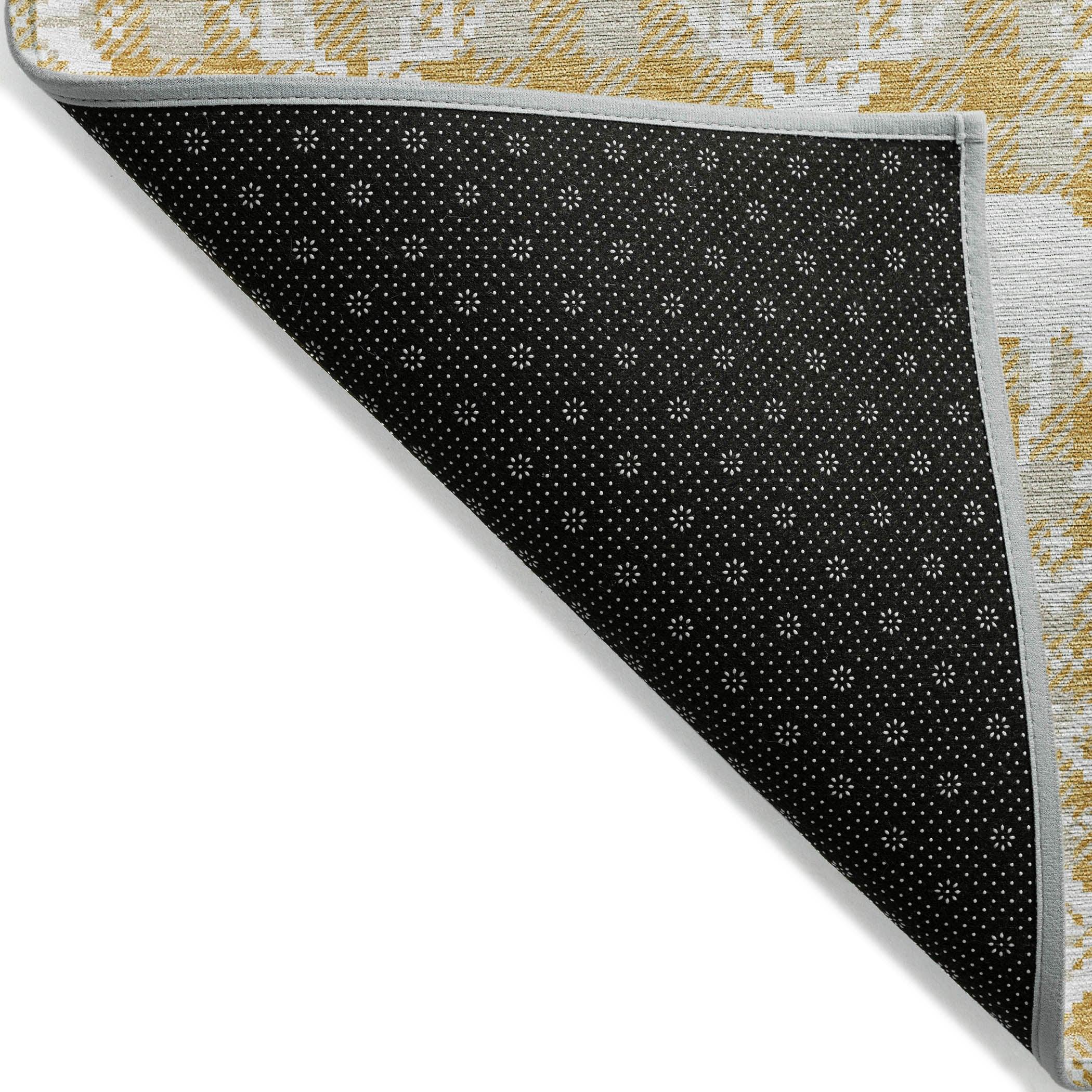 Addison Rugs Quaas Gold Washable Indoor-Outdoor Rug