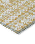 Addison Rugs Quaas Gold Washable Indoor-Outdoor Rug
