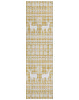 Addison Rugs Quaas Gold Washable Indoor-Outdoor Rug
