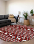 Addison Rugs Quaas Red Washable Indoor-Outdoor Rug