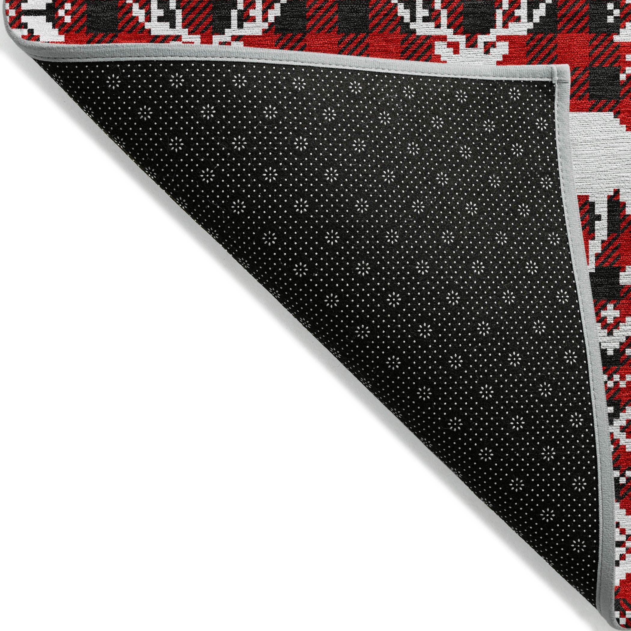 Addison Rugs Quaas Red Washable Indoor-Outdoor Rug