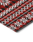 Addison Rugs Quaas Red Washable Indoor-Outdoor Rug