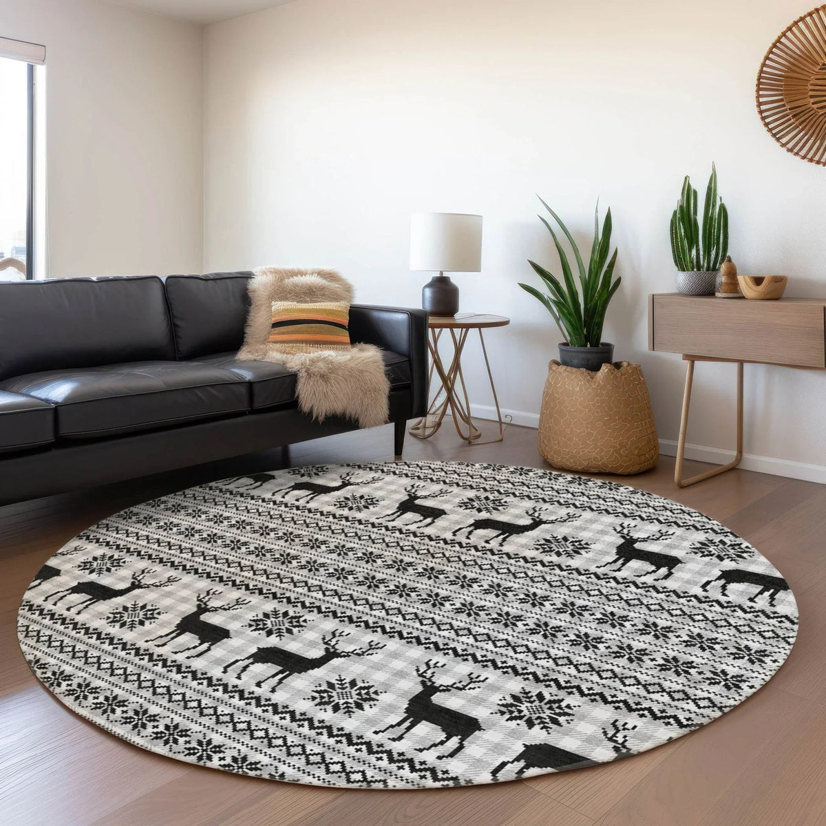 Addison Rugs Quaion Gray Washable Indoor-Outdoor Rug