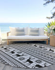 Addison Rugs Quaion Gray Washable Indoor-Outdoor Rug