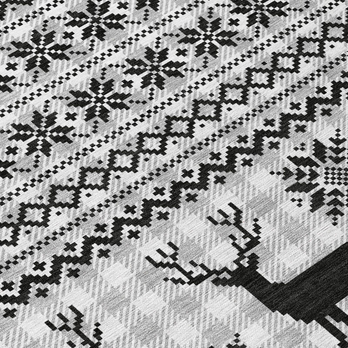 Addison Rugs Quaion Gray Washable Indoor-Outdoor Rug